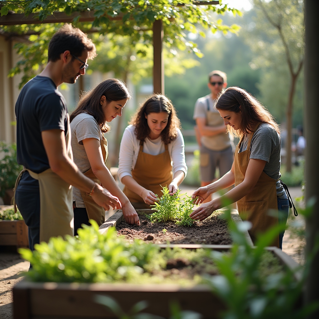 Workshop di giardinaggio urbano in gruppo a Napoli